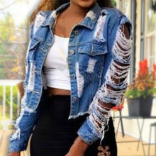 Load image into Gallery viewer, JAYCOSIN Women's Jacket 2019 Casual Clothing Hole Coat