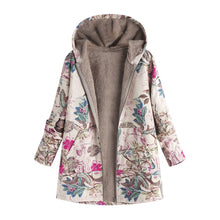 Load image into Gallery viewer, New Thin Wool Blend Fashion Women Button Coat Fluffy Turn-down