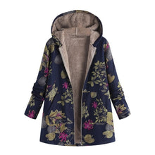 Load image into Gallery viewer, New Thin Wool Blend Fashion Women Button Coat Fluffy Turn-down
